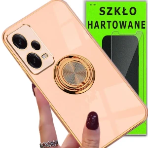 Etui na telefon Redmi Note 12 PRO 5G Oxygen Chic Różowe + Szkło Hartowane