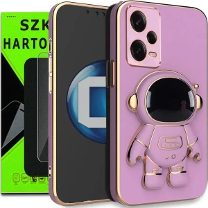 Etui na telefon Redmi Note 12 PRO 5G Oxygen Astro Fioletowe + Szkło Hartowane