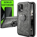 etui bling moto g53 + szkło hartowane czarne