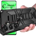 Etui OXYGEN GTX do Samsung A34 5G + szkło CERAMIC czarny