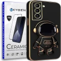 etui astro samsung S21 FE + szkło ceramiczne czarne