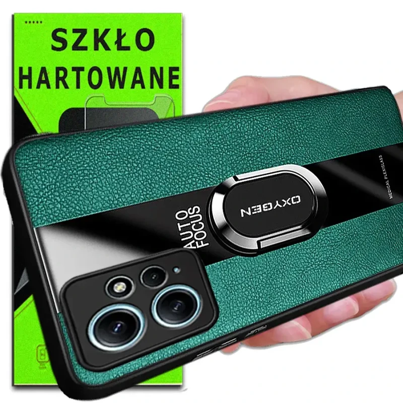 etui pax redmi note 12 4g + szkło hartowane zielone