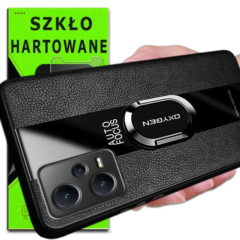 etui pax Redmi Note 12 pro plus 5G + szkło hartowane czarne