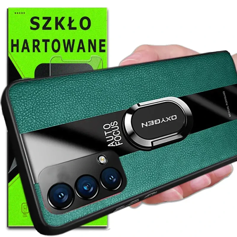 etui pax realme gt master + szkło hartowane zielone.webp