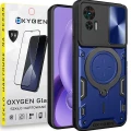 etui rr motorola edge 30 neo + szkło hartowane niebieskie
