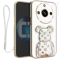 etui bear realme 11 pro plus + smycz białe