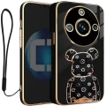 etui bear realme 11 pro plus + smycz czarne