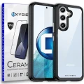 Etui OXYGEN PURE do Samsung A14 / A14 5G Czarny + SZKŁO ceramiczne