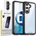 Etui OXYGEN PURE do Samsung A14 / A14 5G Czarny + SZKŁO hartowane +szkło na aparat