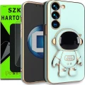 Etui OXYGEN Astro do SAMSUNG A14 i A14 5G miętowe + szkło hartowane