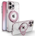Etui Case pokrowiec OXYGEN MAGSafe do telefonu Apple iPhone 15 PRO różowe