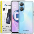 Etui OXYGEN PURE do Oppo A78 5G Transparent + SZKŁO hartowane