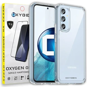Etui na telefon Samsung S23 FE Oxygen Pure Bezbarwne + Szkło Hartowane