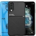 Etui case OXYGEN IQS do HUAWEI HONOR 90 CZARNE + Folia polimerowa na ekran