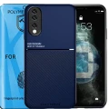 Etui case OXYGEN IQS do HUAWEI HONOR 70 NIEBIESKIE + Folia polimerowa na ekran