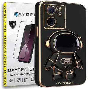 Etui na telefon Xiaomi 13T / 13T PRO Oxygen Astro Czarne + Szkło Hartowane