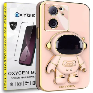 Etui na telefon Xiaomi 13T / 13T PRO Oxygen Astro Różowe + Szkło Hartowane
