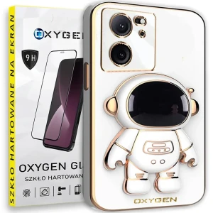 Etui na telefon Xiaomi 13T / 13T PRO Oxygen Astro Białe + Szkło Hartowane