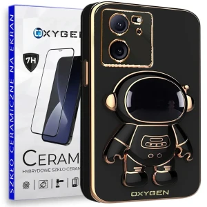 Etui na telefon Xiaomi 13T / 13T PRO Oxygen Astro Czarne + Szkło Ceramiczne