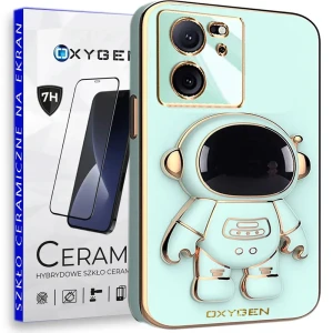 Etui na telefon Xiaomi 13T / 13T PRO Oxygen Astro Miętowe + Szkło Ceramiczne
