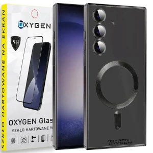 Etui na telefon Samsung Galaxy S24+ PLUS Oxygen MaG + Szkło Hartowane