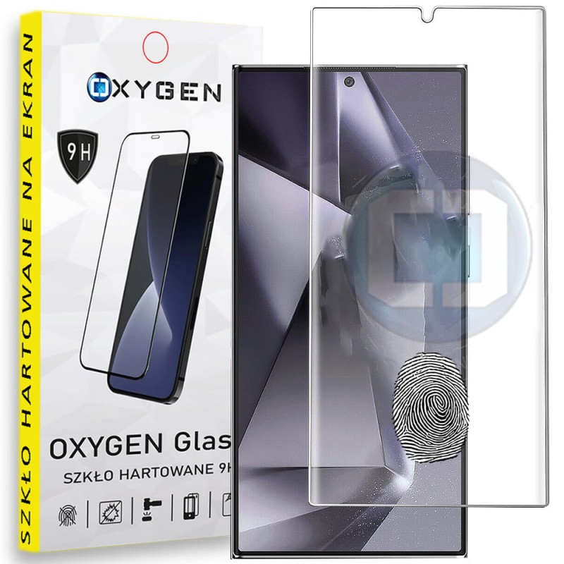 PREMIUM Szkło hartowane z CZUJNIKIEM PALCA do telefonu SAMSUNG S24 ULTRA 5G