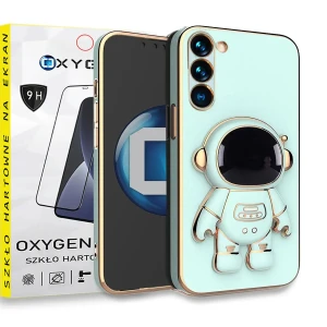 Etui na telefon SAMSUNG Galaxy A15 4G 5G Oxygen Astro Miętowe + Szkło Hartowane