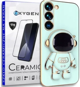 Etui na telefon SAMSUNG Galaxy A15 4G 5G Oxygen Astro Miętowe + Szkło Ceramiczne