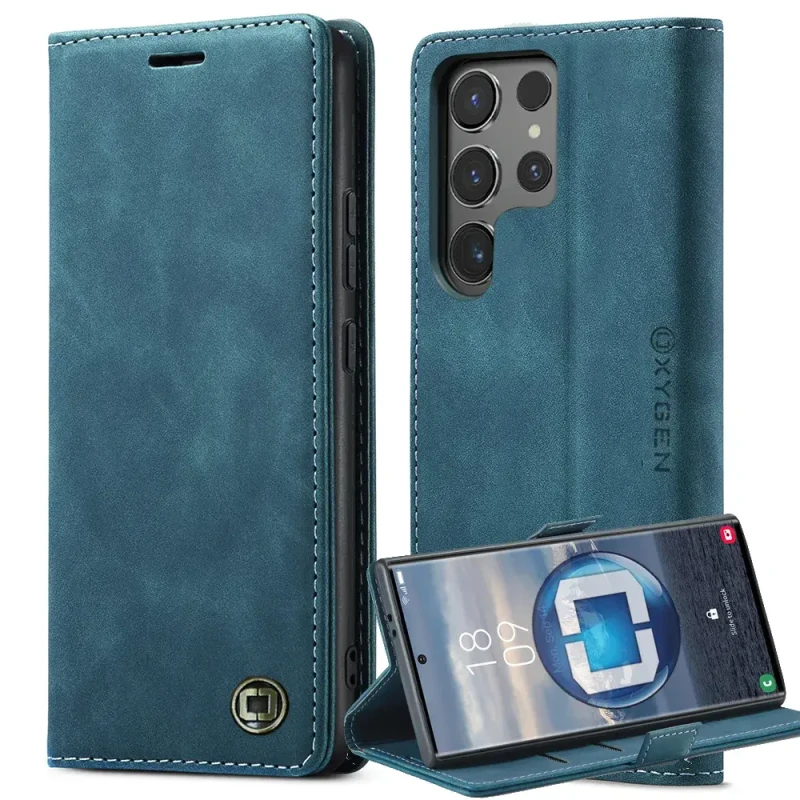 Etui OXYGEN BooK do Samsung Galaxy S23 Ultra MORSKI