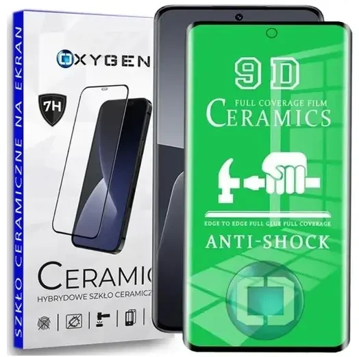 OXYGEN Hybrydowe Szkło CERAMICZNE do telefonu Xiaomi Redmi NOTE 13 PRO+PLUS