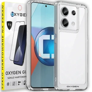 Etui na telefon XIAOMI Redmi NOTE 13 PRO 5G Oxygen Pure Bezbarwne + Szkło Hartowane