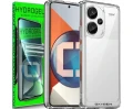 Etui OXYGEN PURE do XIAOMI Redmi NOTE 13 PRO+ PLUS BEZBARWNE +folia HYDROGEL