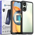 Etui Case OXYGEN PURE CZARNE do XIAOMI REDMI 13C + szkło ceramiczne NA EKRAN