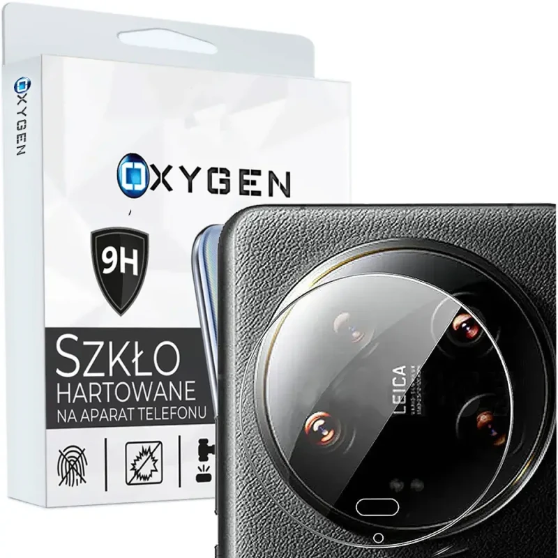 OXYGEN Oryginalne Szkło 9H na APARAT kamerę do Xiaomi 14 ULTRA