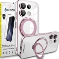 Etui Case OXYGEN MAGSave do Xiaomi Redmi Note 13 4G RÓŻOWE | szkło hartowane