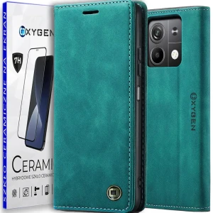 Etui na telefon Xiaomi Redmi NOTE 13 PRO 5G Folia Ceramiczna Oxygen BooK Zielone