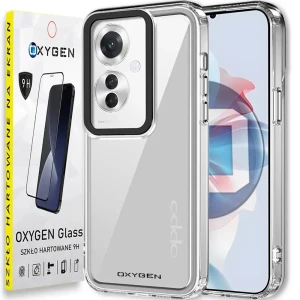 Etui na telefon OPPO Reno11 F 5G Reno 11F Oxygen Pure Bezbarwne + Szkło Hartowane 9H