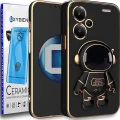 Etui Case pokrowiec OXYGEN Astro do Xiaomi Redmi Note 13 Pro PLUS 5G | folia ceramiczna CZARNE