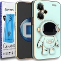 Etui Case pokrowiec OXYGEN Astro do Xiaomi Redmi Note 13 Pro PLUS 5G | folia ceramiczna MIĘTOWE