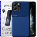Etui pokrowiec IQS OXYGEN Case do Xiaomi Redmi 12 4G NIEBIESKIE | szkło CERAMICZNE