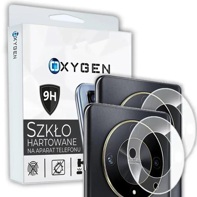 2x Szkło ochronne HARTOWANE do Honor MAGIC 6 LITE na TYLNIĄ kamerę APARAT