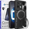 PANCERNE Etui case OXYGEN RR do Xiaomi Redmi Note 13 5G + szkło Ceramiczne | CZARNE