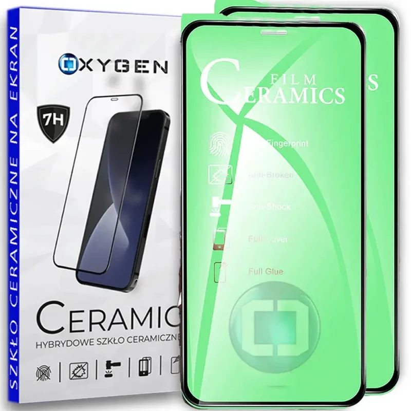 ZESTAW OXYGEN 2X Hybrydowe Szkło CERAMICZNE do telefonu Oppo A60 4G