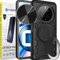 PANCERNE Etui case obudowa marki OXYGEN RR do Realme 12 4G | szkło hartowane CZARNE