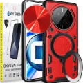 PANCERNE Etui case obudowa marki OXYGEN RR do Realme 12 4G | szkło hartowane CZERWONE