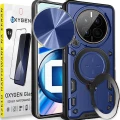 PANCERNE Etui case obudowa marki OXYGEN RR do Realme 12 4G | szkło hartowane NIEBIESKIE