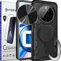 PANCERNE Etui case obudowa marki OXYGEN RR do Realme 12 4G | szkło ceramiczne CZARNE