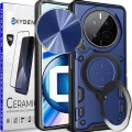 PANCERNE Etui case obudowa marki OXYGEN RR do Realme 12 4G | szkło ceramiczne NIEBIESKIE