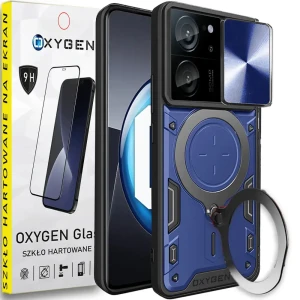 Etui na telefon Xiaomi 13T /13T PRO Oxygen RR Niebieskie + Szkło Hartowane