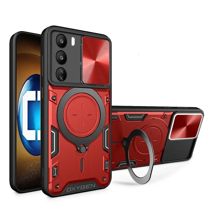 Etui na telefon Oppo Reno12 PRO Oxygen RR Czerwone